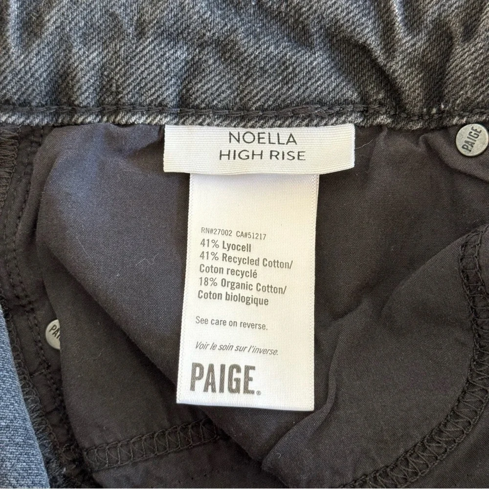 PAIGE black Noella High-Rise Straight Jeans SZ.31